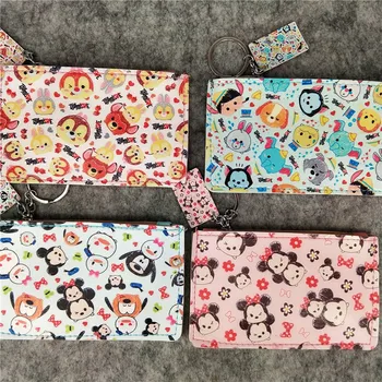 

Cartoon Tsum coin purses women mini wallets cute card holder ladies key money bags for girls purse Female kids children pouch