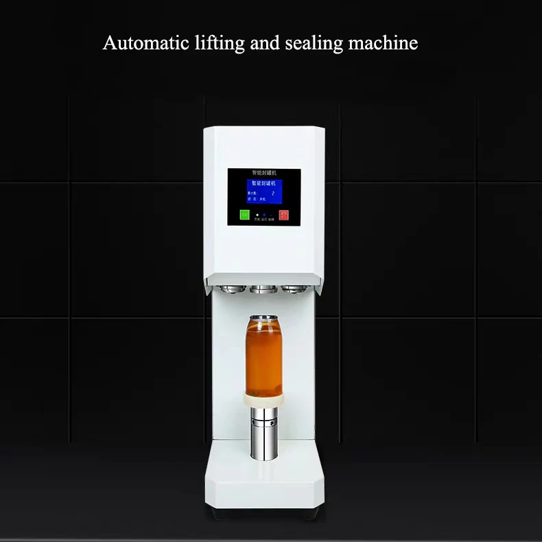 

Intelligent can sealing machine for bubble water drink Full Automatic Cup Sealing machine can sealer for 55mm caliber bottles