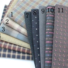 50*140 см ретро мягкая Базовая Лоскутная японская пряжа окрашенная хлопковая ткань для шитья стеганых одеял узорная ткань для тильды