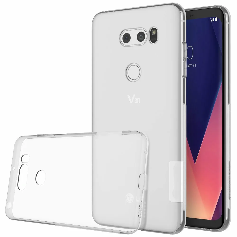 Для LG V30 чехол ультра тонкий прозрачный Nature TPU для Q8 G7 V30s ясно ТПУ Мягкая задняя