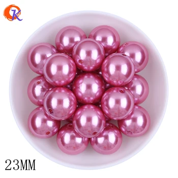 

23MM 70pcs/lot (A20) Chunky Fake Pearl Beads For Handmade Jewelry Making Fashion Fine Jewelry Deep Pink Acrylic Pearl Beads