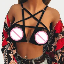 KLV женский сексуальный спортивный ажурный бюстгальтер, висячий бандаж для шеи, корсет, пуш-ап, бюстгальтер, нижнее белье, сексуальные топы на бретельках, 4,25