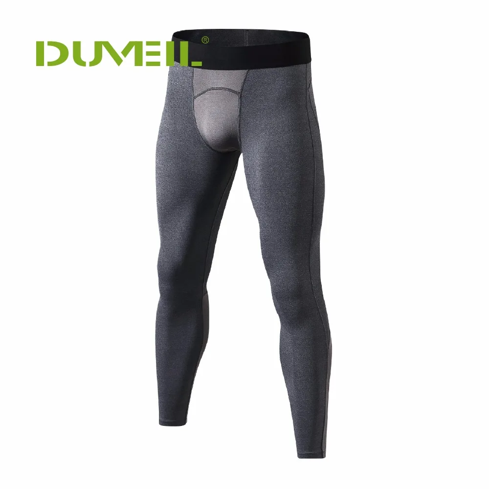 DUVEIL мужские быстросохнущие брюки PRO tight Running мужские компрессионные брюки с принтом для тренировок