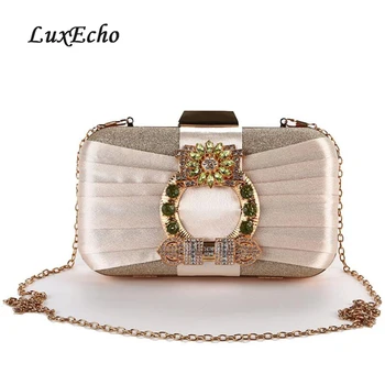 

LuxEcho 2018 New Arrive Ladies Handbags single Chain shoulder bags Party Day Clucthes fashion Handbags Evening bags