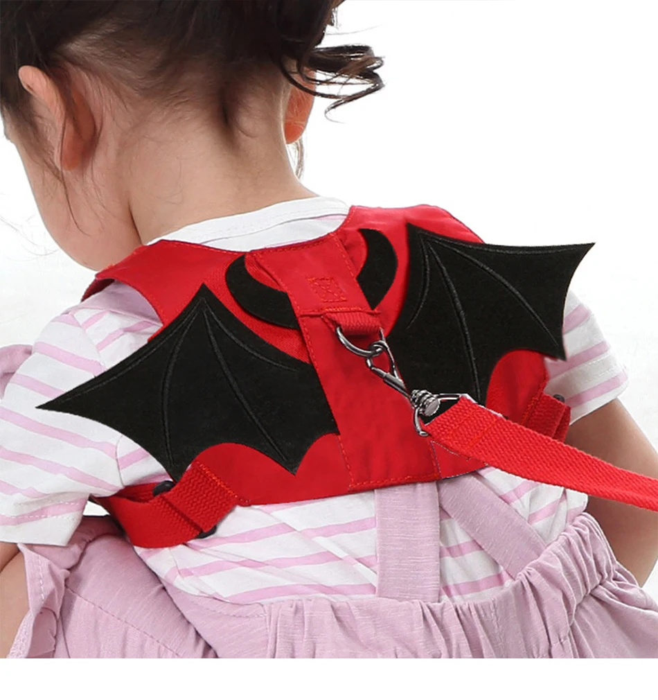 Детский рюкзак с ремнем с защитой от потери, Хорошо спроектированный для малышей, для прогулок, для детей, для детей, с рисунком, для безопасности, для детей