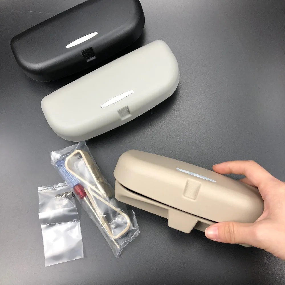 Car Sun Visor Glasses Holder Case For Audi A1 A3 A4 B6 B8 B9 A3 A5 A6