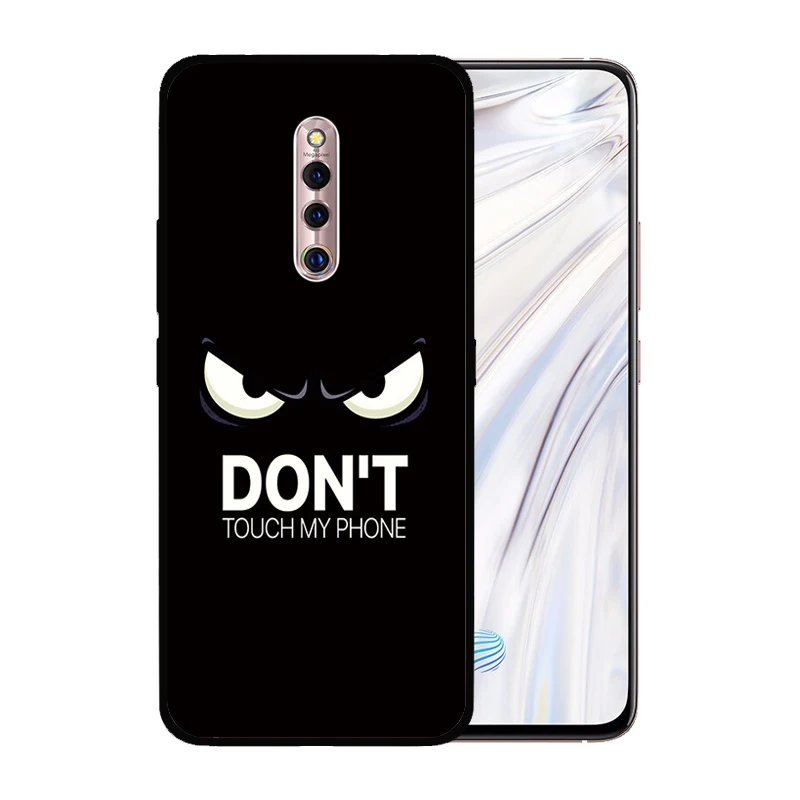 Мягкий силиконовый черный чехол для VIVO X27 Pro X23 X21 X20 X7 X9S Plus Прочный телефона |