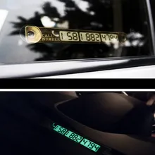 CARPRIE Горячее предложение, парковочная карта, номер телефона, карта, уведомление, ночная Цветочная присоска, парковочный номер