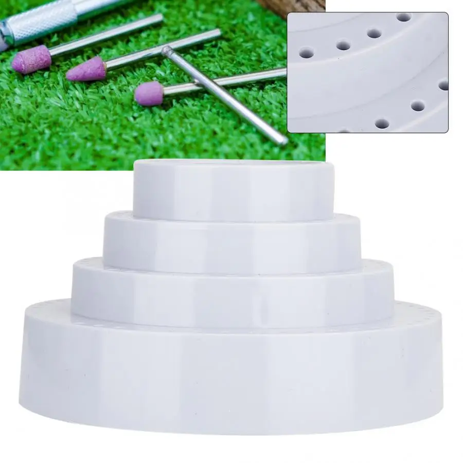 

Professional Rotating Round Shape Drill Bit Storage Case Grinding Tool Tip Stand Organizer Jewelry Making Tool for Jeweler e