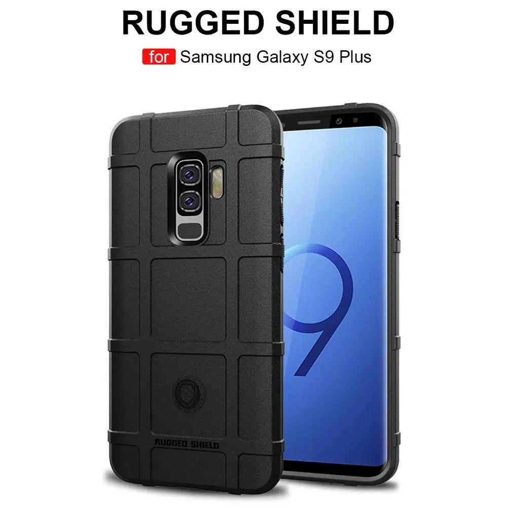 

FastDeng Armor Shockproof Case For Samsung S8 S9 S10 Anti-fingerprint luxury TPU Phone Cover For S8p S9p S10p Note9 A7 A9 A8s