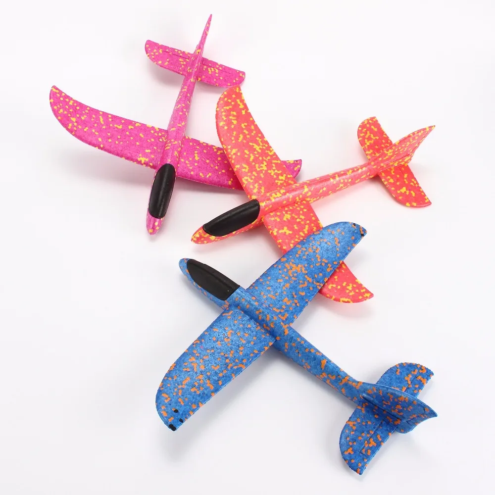 

Big 37cm Kids Toys Hand Throw Airplane Flying Glider Planes EPP Foam Plane Model Party Bag Fillers Baby Outdoor Launch Game Toy