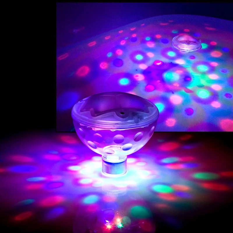 Светодиодный водонепроницаемый в ванне игрушки Дети свет бассейн подводный светодиодный свет вечерние Poolspatub Ванна время Вечерние