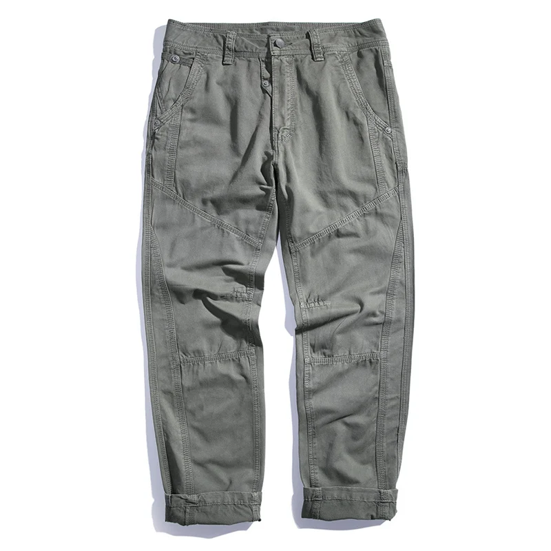Men Pants Men Leisure Pants Summer Pocket Pants Outdoor loose casual pants young men large cargo 4