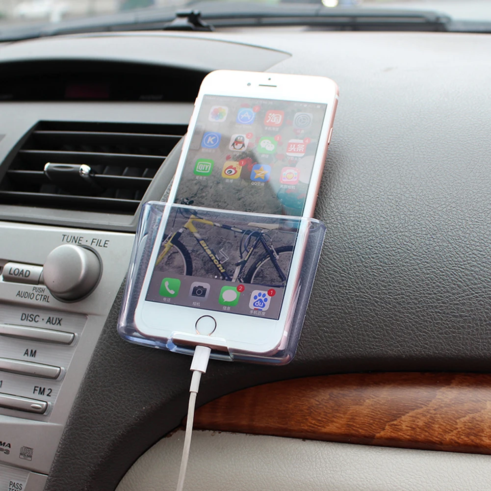 Universal Car Cell Phone Holder Black Mobile Phone Charge