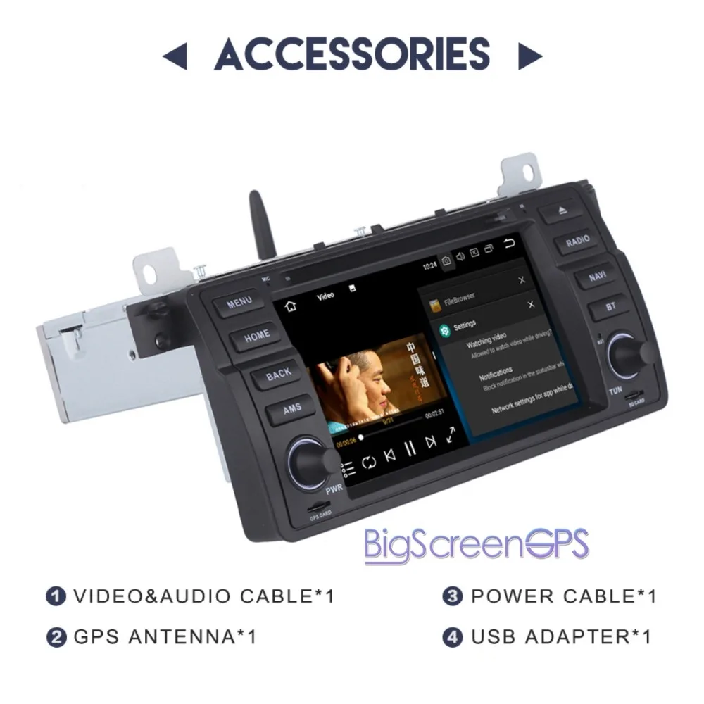 Clearance The Newest Android 8.0 7.1 Octa Core Car DVD Player GPS Navi For BMW E46 1998-2005 M3 1998-2005 Multimedia Autoradio Satnav WIFI 4