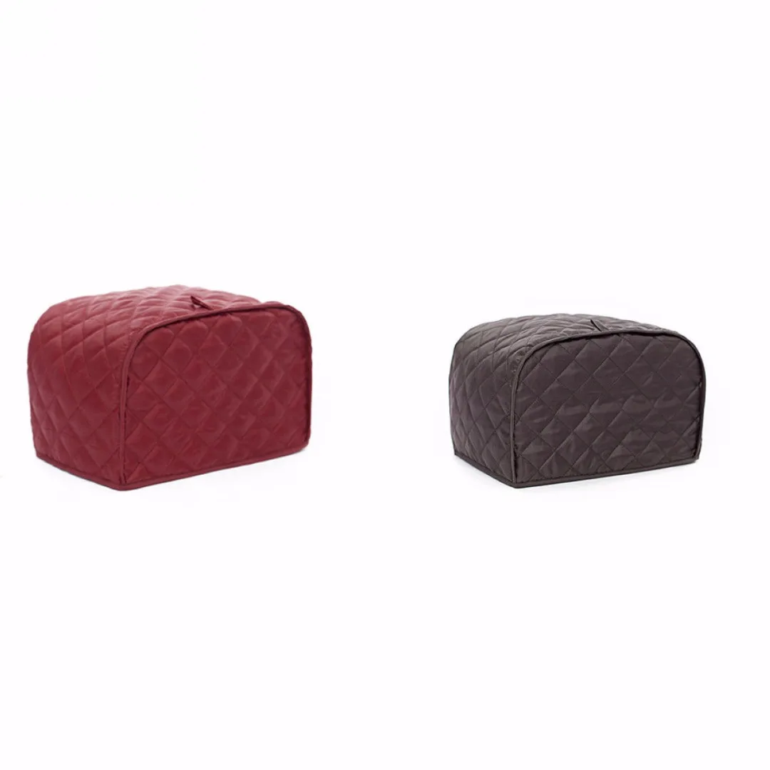New Big Quilted Home Kitchen Dining Countertop Appliance 4 Slice Toaster Dust Cover