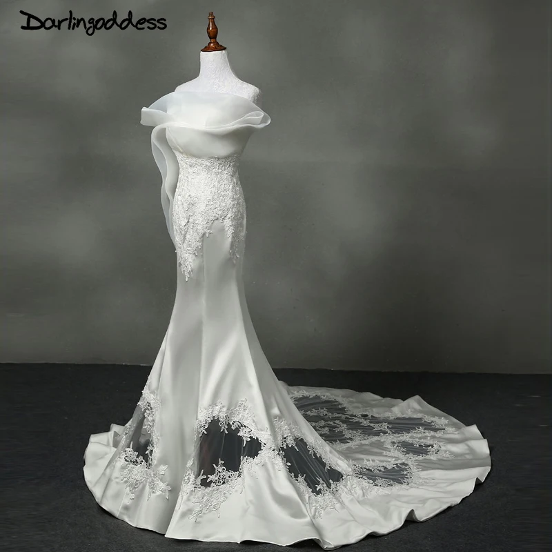 Luxurious Lace Mermaid Wedding Dresses 2017 Satin Backless African Wedding Dresses For Black Women Vestidos De Luxurious Lace Mermaid Wedding Dresses 2017 Satin Backless African Wedding Dresses For Black Women Vestidos De