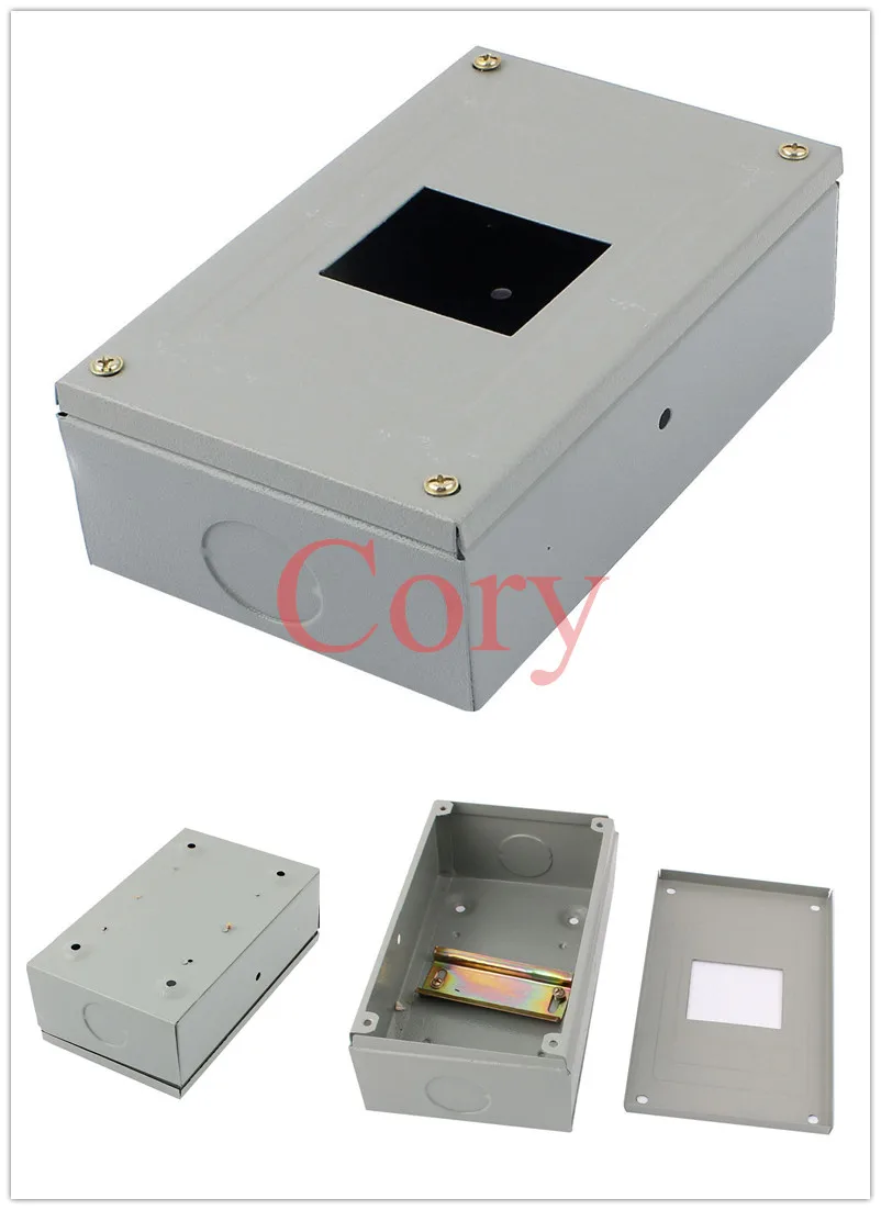 

White Plastic Cuboid 2-4 Way Power Distribution Box Guard Cover