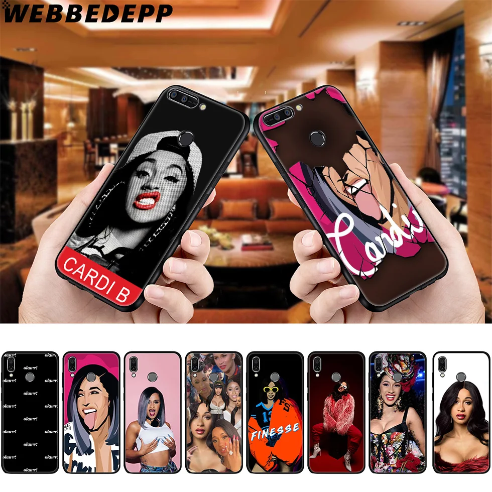 WEBBEDEPP Cardi B CardiB сексуальный мягкий чехол для Huawei P8 P9 P10 P20 P30 Lite Pro P Smart Z Plus 2019 Y6 Prime 2018