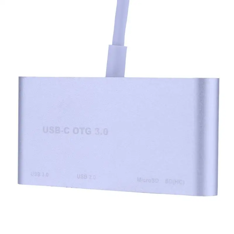 Тип-C/USB 2.0/USB 3.0/Micro USB адаптер конвертер Тип-C концентратор адаптер SD /MMC/SD (HC) /Micro SD Card Reader