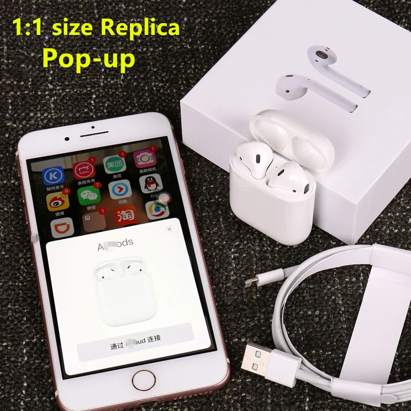

i20 TWS Pop-up 1:1 size Replica Bluetooth ear Earbuds Air Wireless Earphone PK w1 chip i30 LK TE9 i10 i11 i10 i13 i14 i12 tws