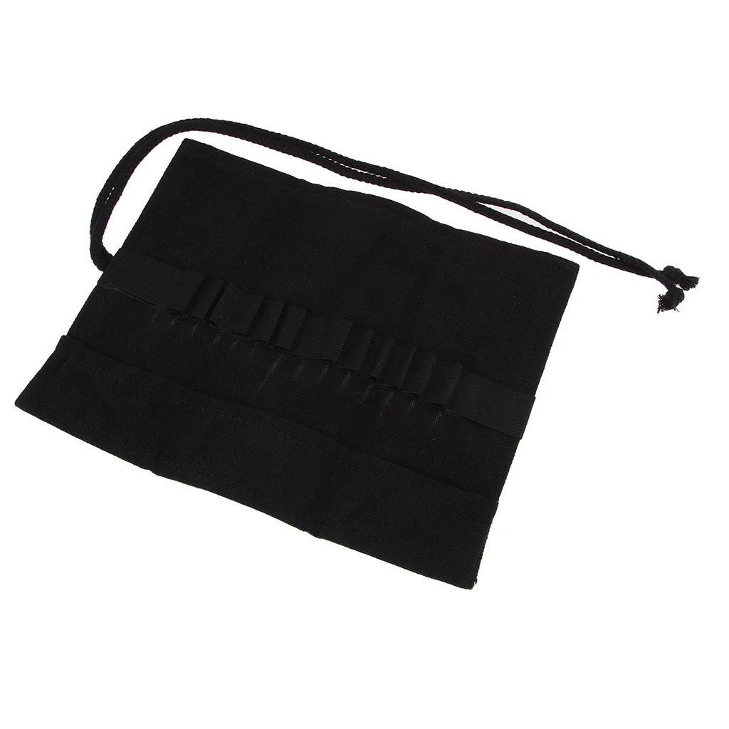 12/24/36/48/72 Hole Multi-Purpose Art Supplies Artist Kid Adult Colored Pencils Roll Up Bag Holder Canvas Pouch Storage Case Bag