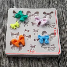 Various Sizes Bow Silicone Fondant Mould