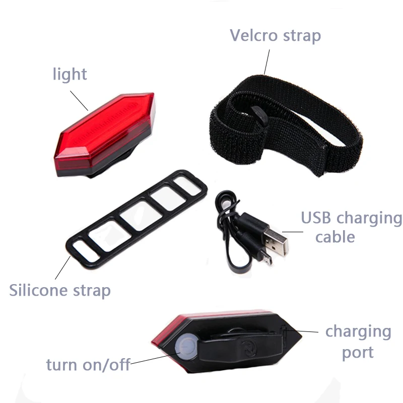 Perfect Dropshipping LED Rear Bike Light USB Rechargeable - Ultra Bright Powerful Safety Taillight, 5 Light Modes with One Touch Mount 1