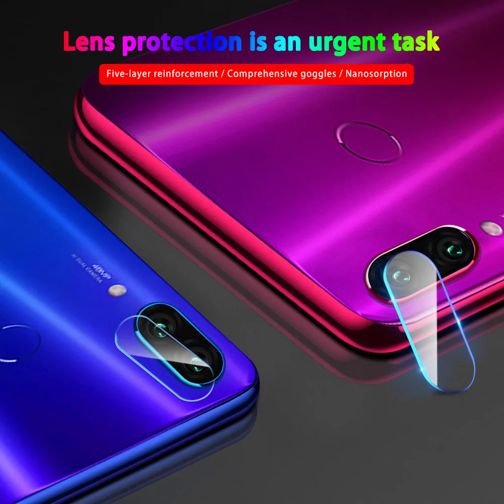 2 шт./упаковка защитная пленка для объектива камеры Redmi Note 7 6 5 Pro 6A закаленное