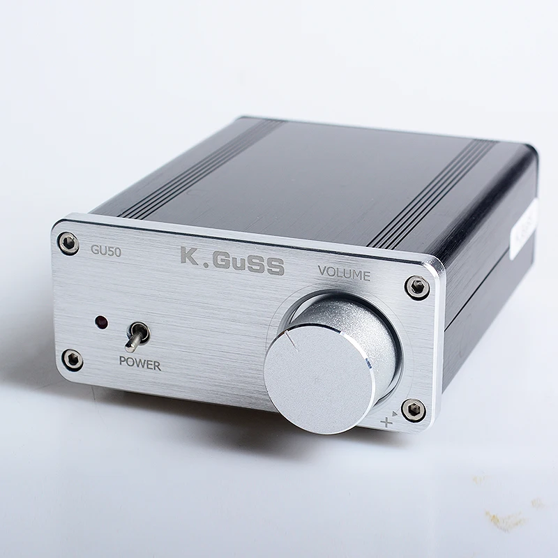 Новый усилитель мощности K.GuSS GU50 HIFI 2 0 класса D TPA3116 миниатюрный звука 2*50 Вт