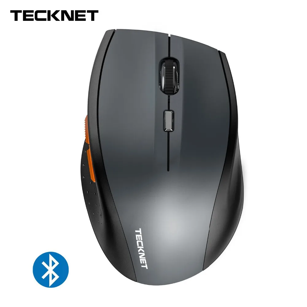 TeckNet Bluetooth 3.0 Wireless Mouse Ergonomic Mice 2000/1500/1000DPI for Laptop Notebook PC Computer NO USB Receiver | Компьютеры и