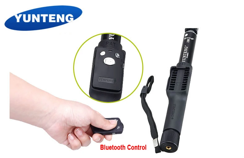 YUNTENG YT 2288 Выдвижная селфи палка монопод с Bluetooth для удаленной съемки iPhone 5 6 S samsung
