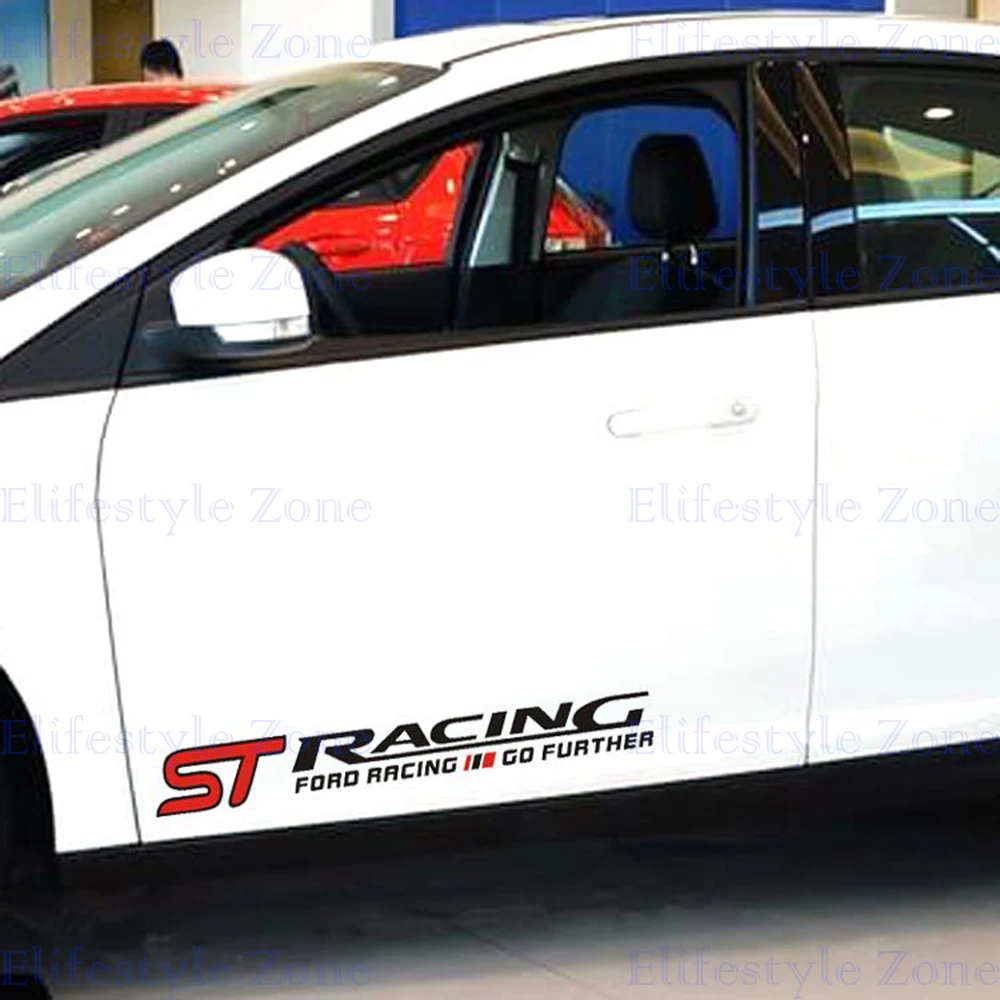 Автостайлинг ST RACING SPORT GO 2 х автомобильные наклейки НА ВЕСЬ кузов двери виниловые