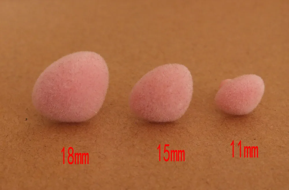 

free shipping!!! .11-18mm Pink Safety Noses For Teddy Bear--30pcs