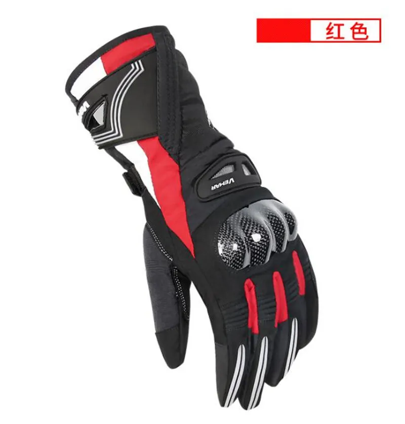 VEMAR moto rcycle Перчатки moto гоночные перчатки Guantes moto Ганц Luvas Сенсорный экран moto крест Перчатки Для мужчин гоночный moto rbike - Цвет: WP-04 Red