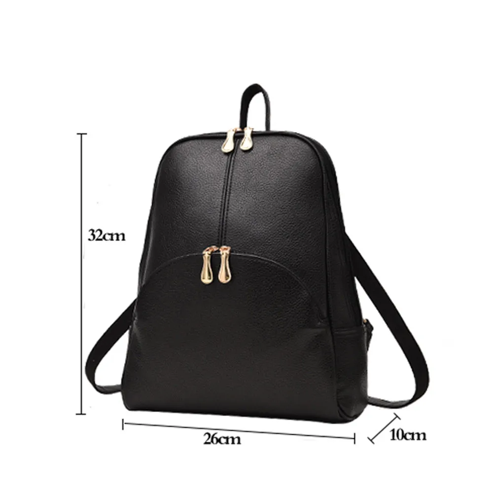 Кожаный рюкзак mochila, женский рюкзак на большой молнии, рюкзак, Студенческая сумка, женские большие повседневные дорожные сумки, mochila feminina sac# Zer