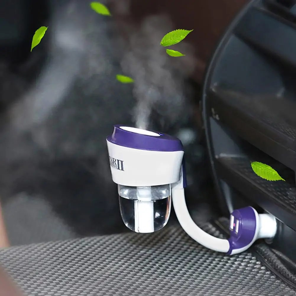 

Nanum II 12V Car Aroma Humidifier Air Purifier Freshener Dual USB Ports Charger