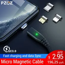 PZOZ Magnetic Cable Micro usb Type C Fast Charging Adapter Phone Microusb Type C Magnet Charger