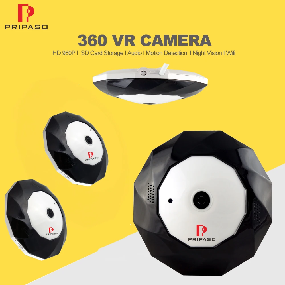 4 Упак. 360 камера IP Wi Fi 960 P Fisheye градусов дома камеры видеонаблюдения системы безопасности панорамный наблюдения беспроводной Camaras де Seguridad