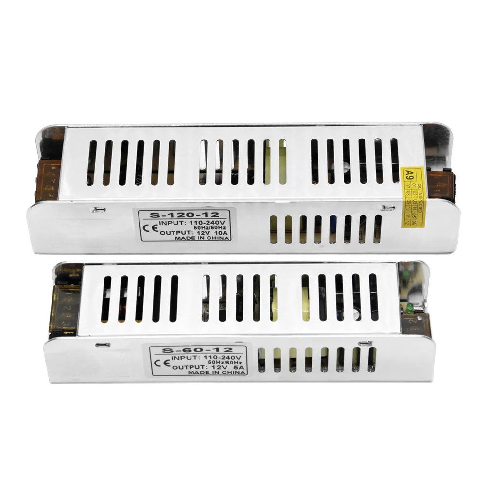 

12V Lighting Transformer 5A 10A 30A Switching Power Supply AC DC Adapter LED Driver Adapter for 5050 5630 LED Strip Light