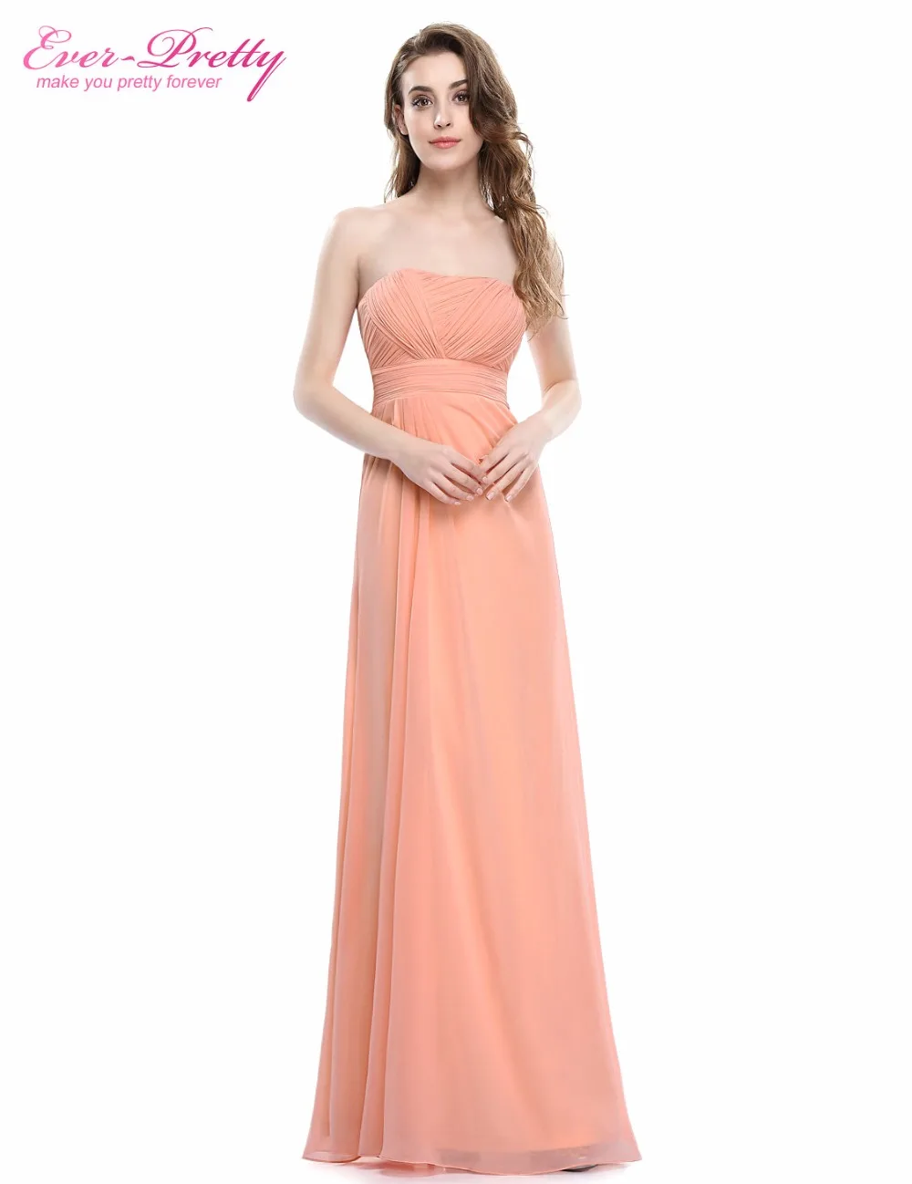 [Clearance Sale] Elegant Strapless Bridesmaid Dresses for Wedding Party