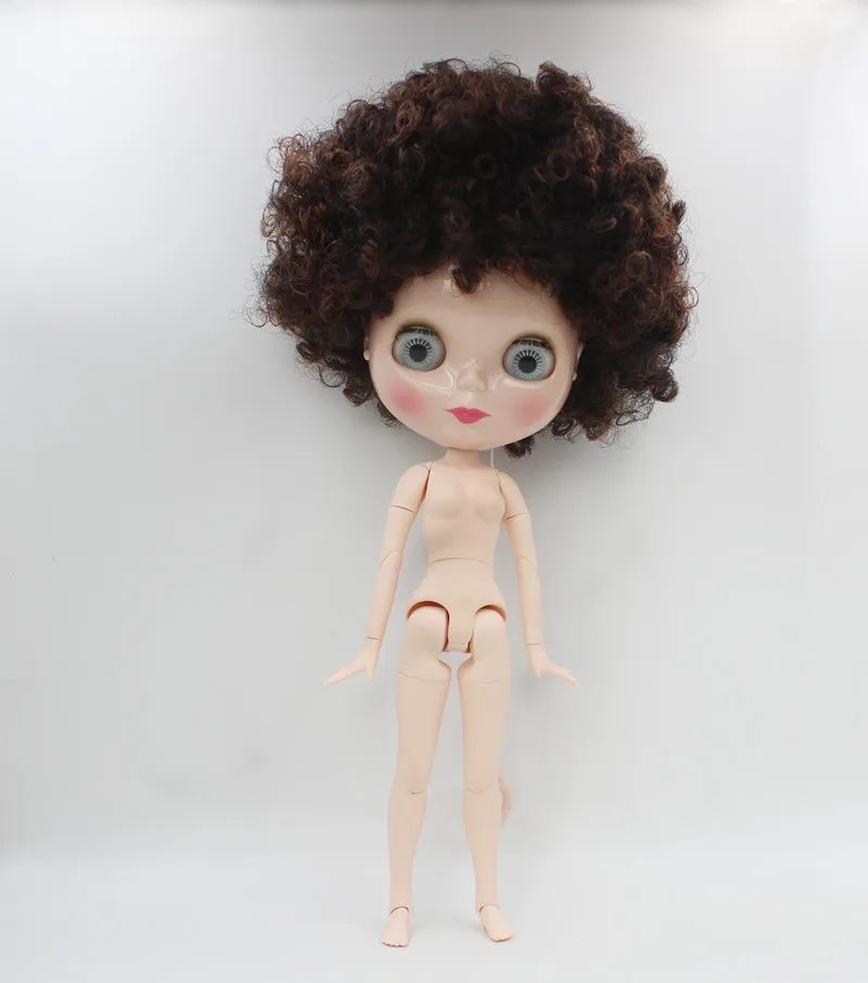 

Free Shipping big discount RBL-679J DIY Nude Blyth doll birthday gift for girl 4color big eye doll with beautiful Hair cute toy