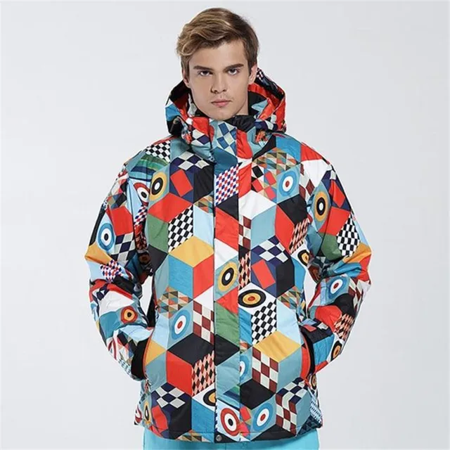 Cheap New Men Ski Jacket Gsou Snow Band Windproof Waterproof Outdoor Sport Wear Camping Riding Skiing Snowboard Super Warm Male Coat