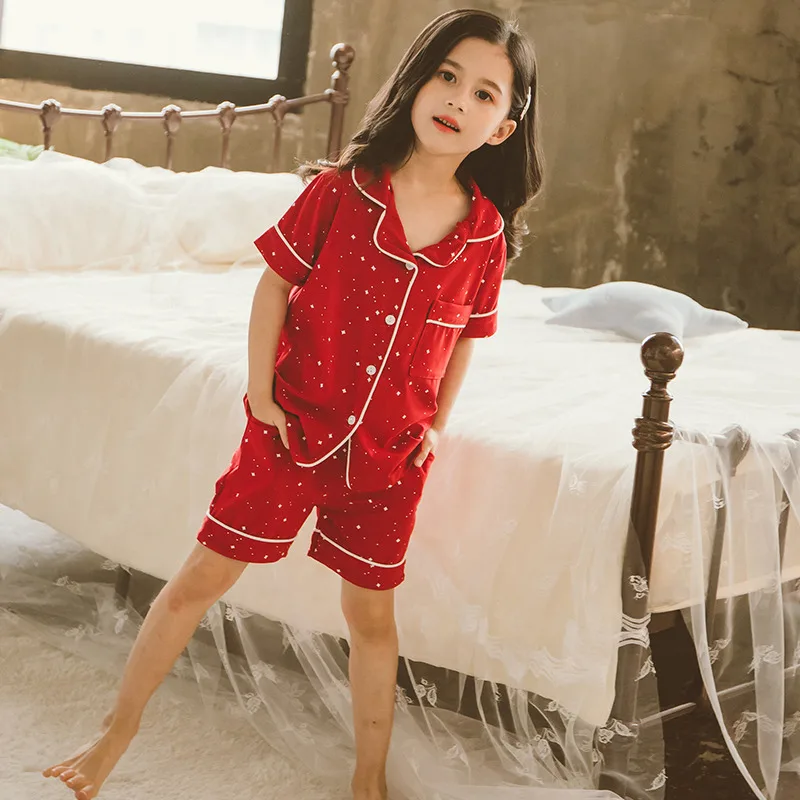 Tem Doger Pajamas Colorful Baby Girls 100% Cotton Pajamas Set 2 Piece Sleepwears Pjs