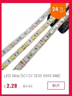 Светодиодные ленты DC12V 2835 5050 SMD 5 м/лот 60 Светодиодный s/m ip65 Водонепроницаемый теплый белый/RGB/красный /синий/зеленый Гибкие светодиодный свет