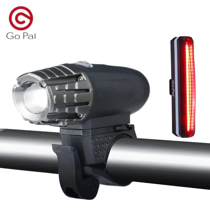 

Go Pal SX2 Bicycle Light USB Rechargeable LED Light Bicycle Front Light with Bicycle Rear Light
