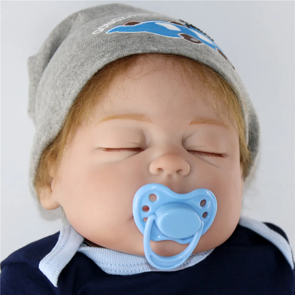 Bebes reborn boy куклы 23 "57 см полный Силиконовый reborn baby doll игрушки подарок для ребенка настоящие новорожденные младенцы живые куклы могут купаться