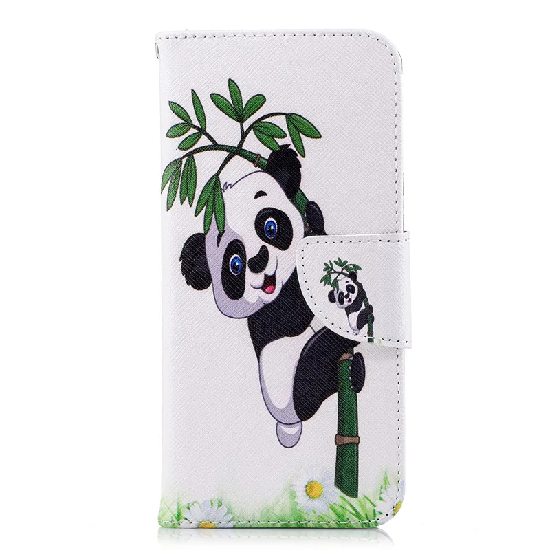 Модный мультяшный чехол для huawei P20, PU кожаный чехол, Милый Панда, собака, флип-бумажник, телефонные чехлы для huawei P20, чехол, чехол, P 20, сумки