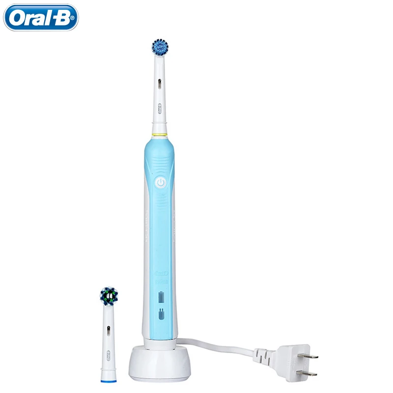 Electric Toothbrush Rechargeable Oral B Pro600 CrossAction Tooth Brush Deep Clean Adult Teeth Whitening Rotating 1handle+2 Heads Electric Toothbrush Rechargeable Oral B Pro600 CrossAction Tooth Brush Deep Clean Adult Teeth Whitening Rotating 1handle+2 Heads