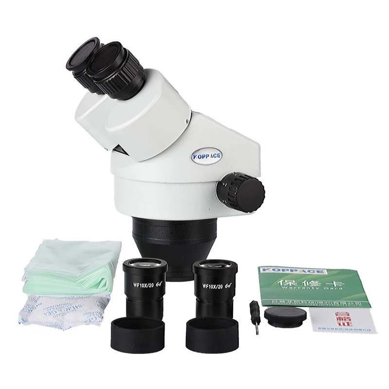 

7X-45X Optical Enlargement Binocular Microscope Lens WF10X/20mm Eyepiece Industrial Binocular Stereo Microscope Lens